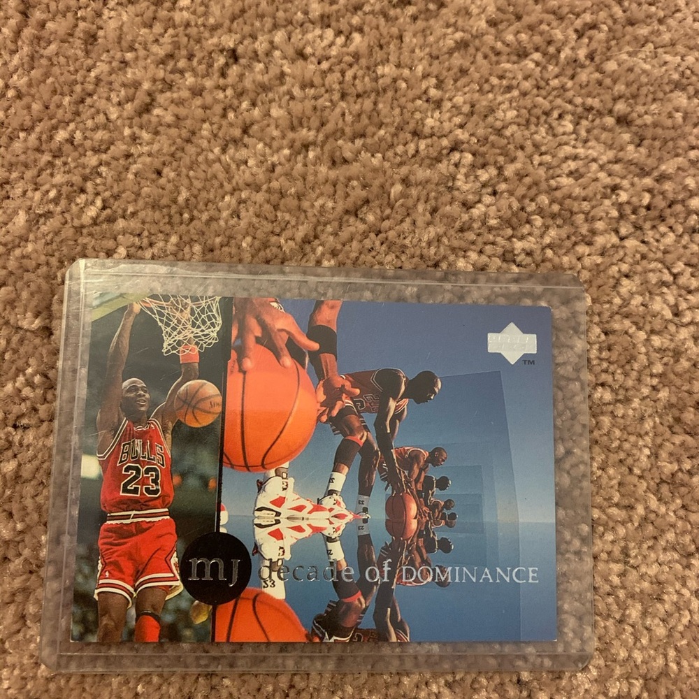 michael jordan college basketball card